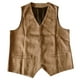 thumbnail image 1 of Chaleco de cuero retro con cuello en V para hombre - Diseño con bolsillos con botones, material de poliéster, para fiestas/informal - Tallas S-XXXL, 1 of 5