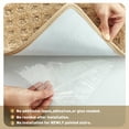 thumbnail image 6 of Pure Era 8" x 30" Carpet Stair Treads Protector Cover Indoor Non Slip Self Adhensive Tape Free Set of 12 (Khaki Mini Diamond Trellis), 6 of 10