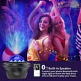 thumbnail image 4 of Star Projector for Bedroom, Galaxy Light Projector with Bluetooth Speaker & Remote Control, Northern Aurora Sky Light Projecter for Room Home Decor Kids Adults, 3 Adjustable Brightness and, 4 of 5