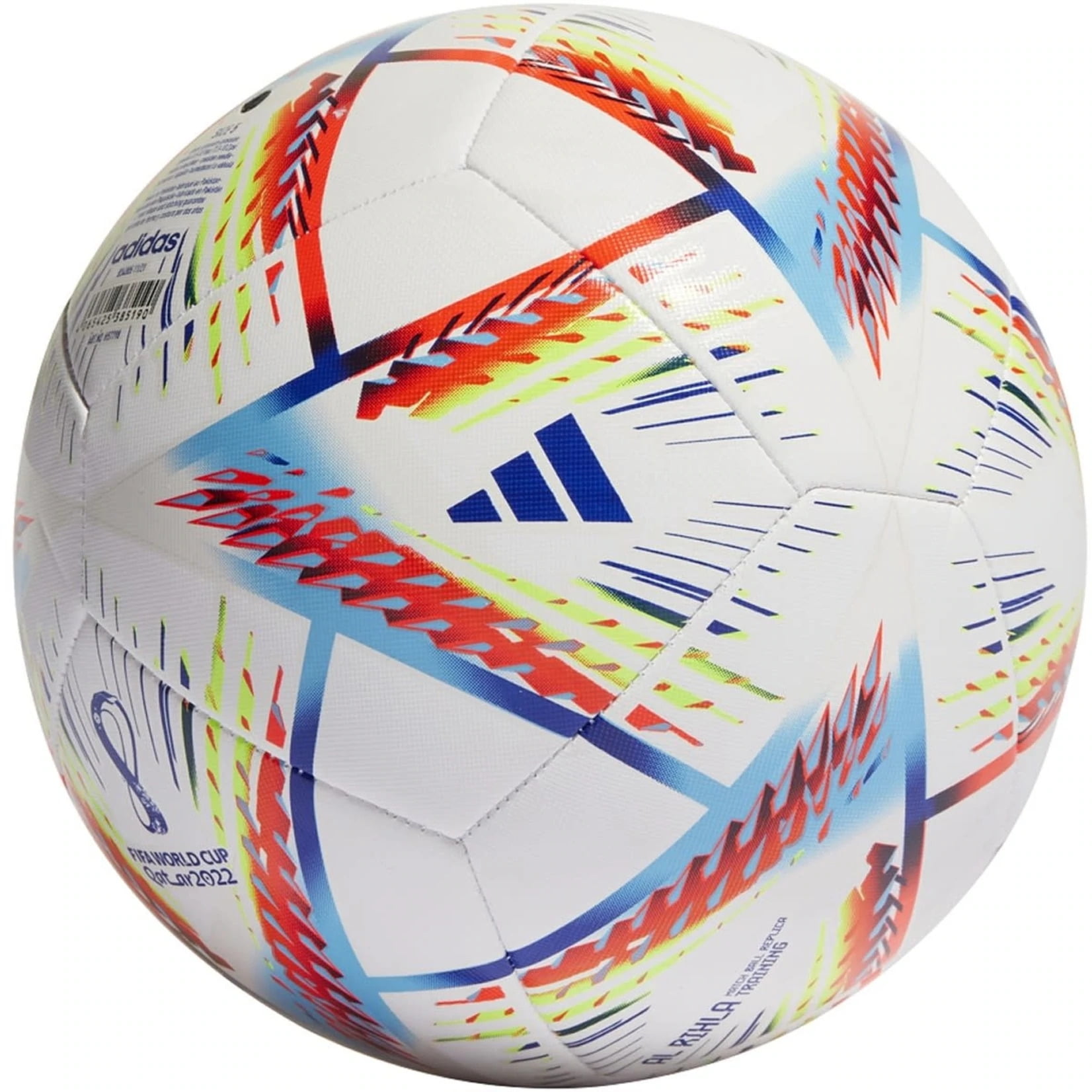 Caucho estanque aleatorio adidas World Cup 2022 Al Rihla Training Soccer Ball - White / Multi -  Walmart.com