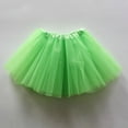 thumbnail image 2 of Godom Toddler Girls Tutu Skirt 3T-8T 3-Layer Tulle Elastic Waist Ballet Dance Costume Party Dress,Light Green, 2 of 4