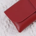 thumbnail image 4 of Red PVC Leather Glasses Case 16.50X8.00X2.30CM for Eye Glass Pouch 1Set, 4 of 8