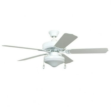 Litex - All Weather - 5 Blade Ceiling Fan with Light Kit-17.75 Inches Tall and