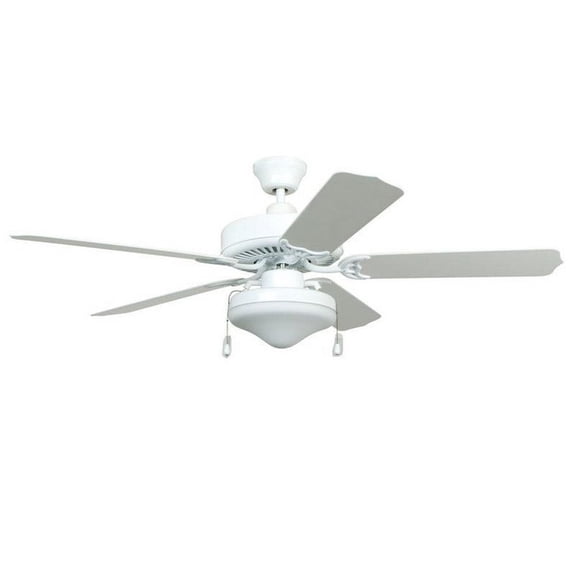 Litex - All Weather - 5 Blade Ceiling Fan with Light Kit-17.75 Inches Tall and