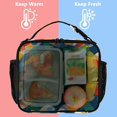 thumbnail image 5 of ALAZA Abstract Colorful Line Shape Lunch Box Insulated Lunch Bag Cooler Tote with Shoulder Strap, 5 of 7