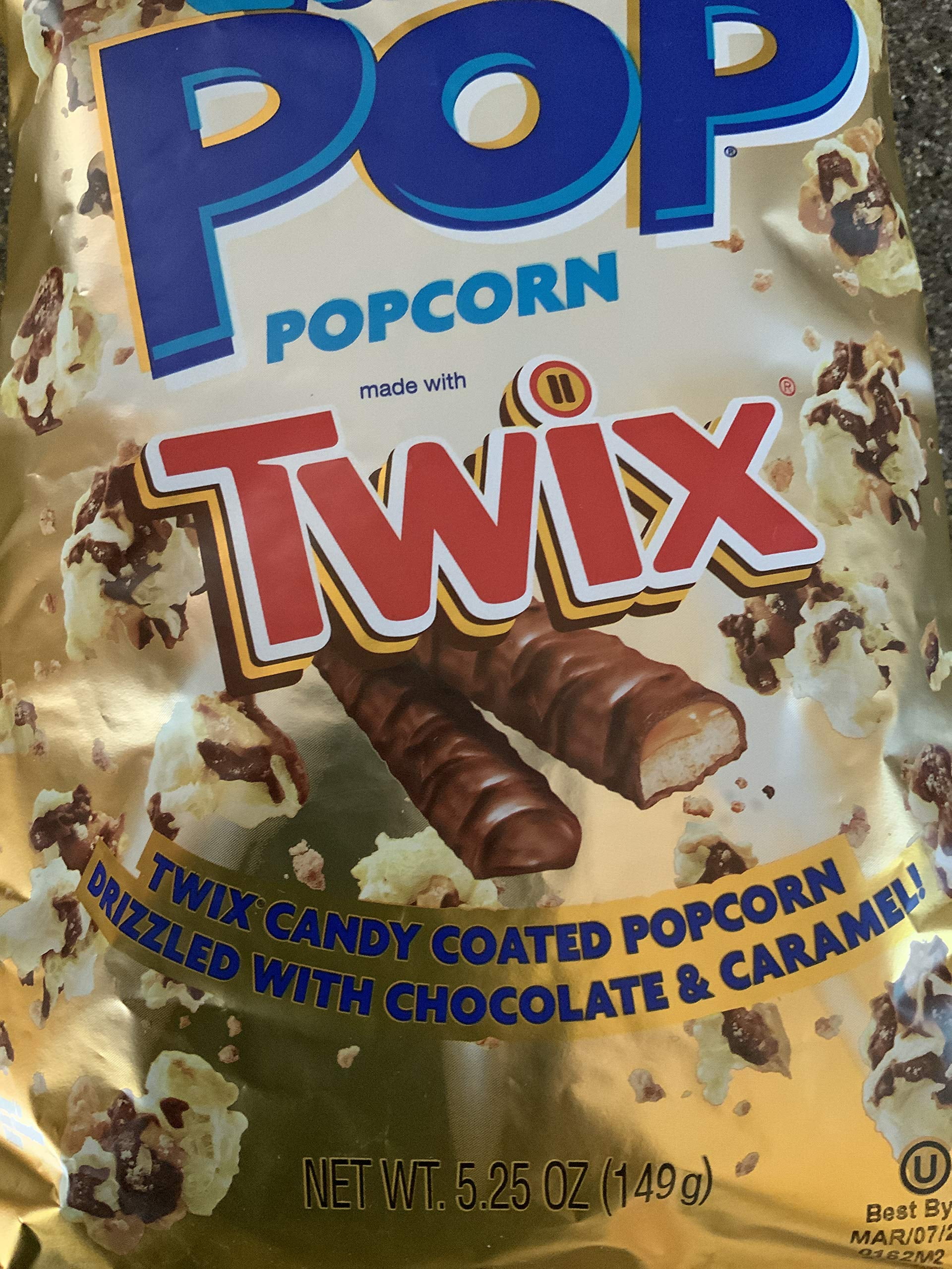 Candy Pop popcorn Twix 5.25 oz pack of 12