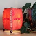 thumbnail image 5 of Eangee Home Design Hourglass Table Lamp, Shade Made Of Jackfruit Leaves, 10x10x15 Inches, 5 of 6