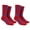 Red Turquoise, variant on COUVER Unisex 100 Score Cushioned Crew Socks Black Gold Size 10-13 2-Pack (4 Count)
