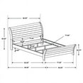 thumbnail image 4 of Frederick California King Sleigh Bed Weathered Oak, 4 of 7