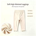 thumbnail image 5 of Yibosean Baby Girls 5-pack Ruffle Ankle Leggings, Soft Stretch Pants for Toddler Girls 6M-4T, 5 of 8