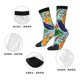 thumbnail image 5 of Balery Vegetable Calcetas Largas con Estampado para Hombre y Mujer – Suaves y Transpirables, Talla Única (US 5-11), 5 of 6