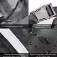 thumbnail image 5 of Wheelchair Backpack Multifunction Universal Wheelchair Bag Wheelchair Accessory Bag Wheelchair Tote Bag Waterproof for Most Wheelchair, Scooter, Walker, Rollator (Black), 5 of 5