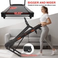 thumbnail image 5 of Aukfa Treadmill with Auto Incline, 330 lb Capacity, 3.25 HP Folding Electric Treadmill Running Machine 9 mph Max Speed, 5 of 11