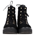 thumbnail image 2 of Pre-Owned Stuart Weitzman Chalet Hiking Boots in Black Suede, 2 of 2