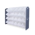 thumbnail image 6 of UNiPLAY Toy Organizer With 20 Removable Storage Bins, Multi-Bin Organizer for Books, Building Blocks, School Materials, Toys with Baseplate Board Frame (Gray), 6 of 7