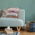 thumbnail image 2 of Ox Bay 20" x 20" Hand-Woven White/ Multicolored Geometric Cotton Blend Pillow Cover, 2 of 9