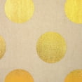 thumbnail image 3 of Ivory Park Foil Dots Large Gold Decorative Throw Cushion, 3 of 3