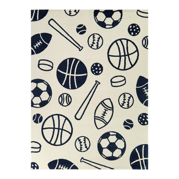 Mainstays Sports Indoor Rug, 3'11"W x 5'5"L