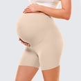 thumbnail image 3 of Women's Maternity Yoga Shorts Over The Belly Bump Summer Workout Running Active Short Pants, 3 of 5