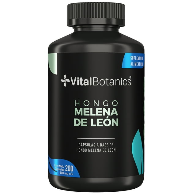 Vital Botanics Hongo Melena de Leon con 200 Caps Vital Botanics Hongo melena de leon