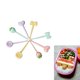 thumbnail image 2 of Bearachild 8 Pieces Sweet Candy Color Mini Snack Decor Wedding Button Toothpicks Fruit Bento Party Picks Bow Food Supplies Conjuntos de muebles de dormitorio Bearachild HA024092-00, 2 of 6