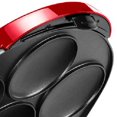 thumbnail image 5 of Holstein Housewares Antiadherente 6 secciones Multi-Food Maker - Arepas, Mini Pancakes, Corncakes y más, 6-PC, Metallic Red, 5 of 5