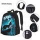 thumbnail image 3 of Balery Blue Full Moon Wolf Mochila escolar 3 en 1 para niños: mochila resistente con lonchera térmica y estuche para lápices. Mochila escolar para niños y niñas., 3 of 7