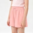 thumbnail image 6 of hoksml Boys Girls Cotton Back to School Shorts Elastic Waist Casual Playwear Shorts with Pockets, 6 of 6
