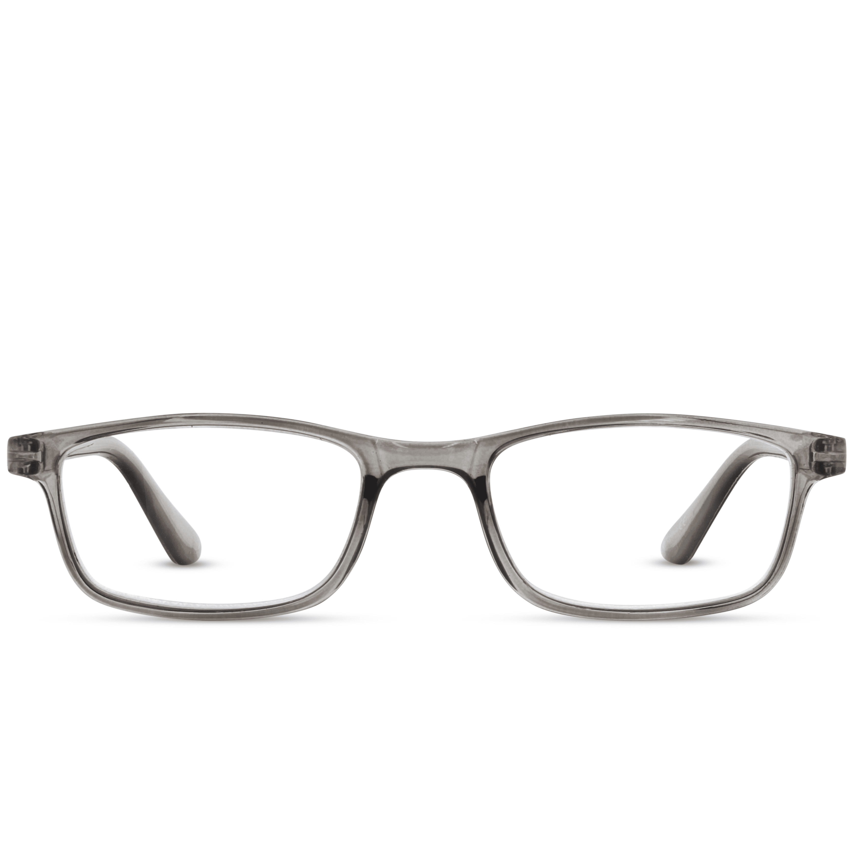 Equate Unisex Reader Glasses with Case, Plastic Lens, Steel Gray Color ...
