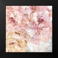 thumbnail image 2 of Nan 15x15 Black Modern Framed Museum Art Print Titled - Contemporary Peonies I, 2 of 5