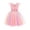 Off White-Printed, variant on Tulle Dress for Girls Black Tie Back Summer Formal Tutu Kids Prom Dresses 6Y