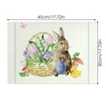 thumbnail image 3 of Binwennn Easter Bunny Egg Placemats Are Practical Beautiful And For Easter Decorations round Plate Mat Set 4 round Table Kitchen Set Dining Table Mats Dinner Table Mats for 4 Kitchen Plate Mat Set, 3 of 7
