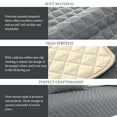 thumbnail image 4 of ODOMY Sofa Slipcover Square Sectional Couch Cover Anti-Slip Sofa Cover Washable Furniture Protector Armrest Backrest Cover for Dogs Cats Pet Kids Children, 4 of 7