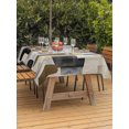 thumbnail image 3 of Outdoor Table Cloth with Umbrella Hole and Zipper, Abstract Color Blocks Waterproof Rectangle Tablecloth 60"x102", Modern Geometric Art Washable Table Cover for Outside Party Patio Picnic, 3 of 8