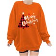 thumbnail image 1 of Camisas de Navidad Para Mujer Tops de Cuello Redondo Blusa de Manga Larga Suelta de Moda Odeerbi ODB198058, 1 of 5