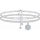 thumbnail image 1 of Initial Ankle Bracelets for Women, 14K Gold Plated Double Layered Initial Anklets Jewelry for Women Teen - -, 1 of 4