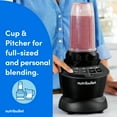 thumbnail image 5 of nutribullet Blender Combo with Serve Cups, NBF10500AK Matte Black, 1000W, 5 of 9