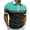 Blue, variant on WREESH Men's Henley Shirts 1/4 Zip Pullover Short Sleeved Lapel Printed T-Shirt Loose Workout Tops Blue