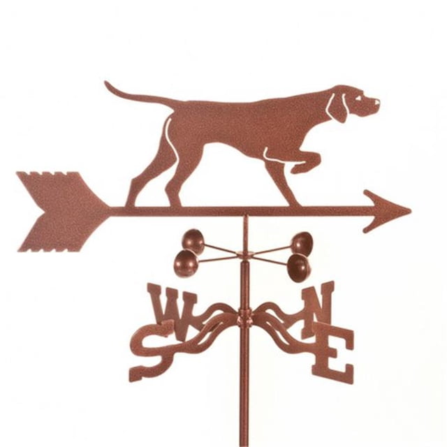 EZ Vane EZ1414-PT Pointer Dog Weathervane with Post Mount