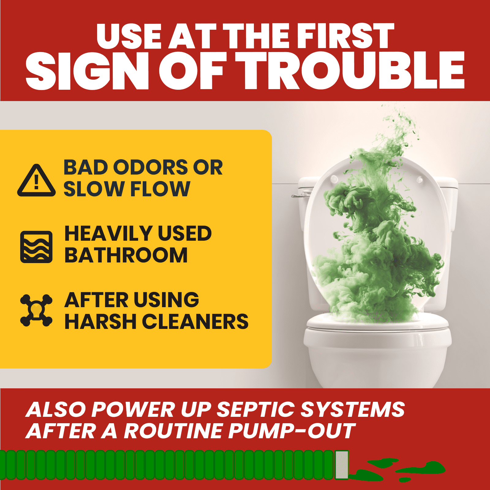 Uncle Todd’s Septic Power Up Pods – Septic Tank Booster Treatment, 3-Month Supply (One 2oz Pod/Month) – Rebalances Struggling Systems, Speeds Waste Breakdown, Enzyme Formula