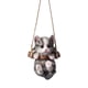 thumbnail image 2 of Estatua colgante de gato para jardín, ideal para decorar el patio y la sala de estar. Gris, 2 of 7