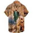 thumbnail image 3 of Camisetas gráficas de Cristo Jesús para hombres, ropa, camisas hawaianas estampadas en 3D, camisetas de playa de manga corta, blusas Y2K, ropa vintage, blusas con solapa, 3 of 5