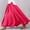 Hot Pink, variant on TIANZEN Women's Stretchy Waist Flowy Midi Skirt For Daily Wear Dance Comfortable Elastic High Waist Long Skirt Basic Skirted Leggings Bathing Suit Skirt Bottoms for Women Beach Wrap Skirt