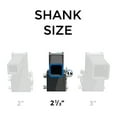thumbnail image 3 of B&W Hitch 2.5 In Receiver Tow & Stow Trailer Dual Ball Mount w/ 7 In Drop, 3 of 7