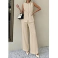 thumbnail image 3 of PRETTYGARDEN Women's 2 Piece Sets Summer Work Clothes Sleeveless Blazer Vest Pants Suits Spring Business Casual Outfits, 3 of 7