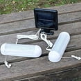 thumbnail image 1 of Luz solar para cobertizo, luz solar de garaje montada en la pared para exteriores IP55 a prueba de agua, lámpara LED doble, luz de emergencia montada en la pared para jardín, exterior,, 1 of 5