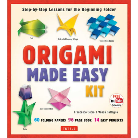Origami Made Easy Kit : Step-by-Step Lessons for the Beginning Folder: Kit with Origami Book, 14 Projects, 60 Origami Papers, & Video (Best Selenium Tutorial Videos)