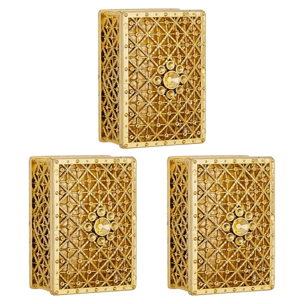 Joyero hueco, caja de plástico para dulces, caja de recuerdo para bodas, anillos, pendientes, collares, suministros para despedidas de soltera y cumpleaños.