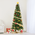 thumbnail image 2 of UTEN 5FT Artificial Christmas Tree with Durable Hinged Construstion and Sturdy Base Two Colours Trees for Holiday Christmas Decoration, 2 of 11