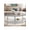 Silver, variant on Tempered Glass Oval Side Coffee Table Shelf Base Living Room